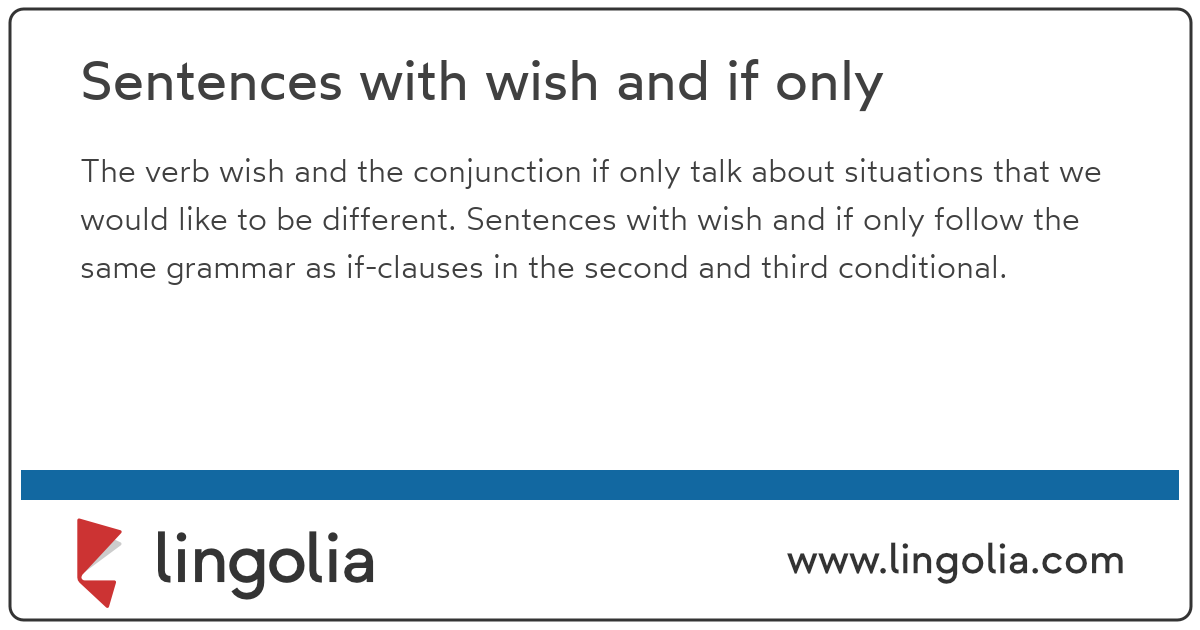 sentences-with-wish-and-if-only